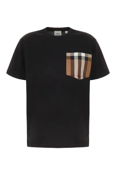 BURBERRY BLACK COTTON OVERSIZE T-SHIRT