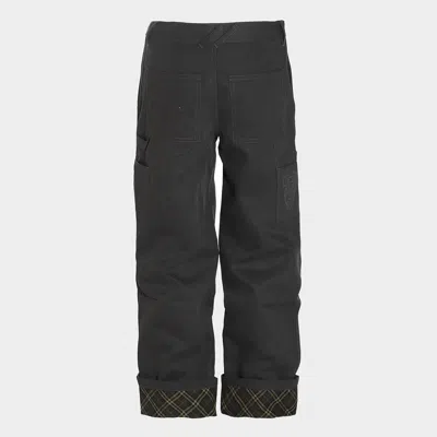 Burberry Black Cotton Pants
