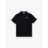 Burberry Cotton Piqué Polo Shirt 4-1 In Black