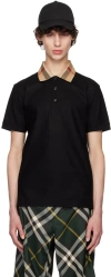 Burberry Men Short Sleeves Polo Cody In Black