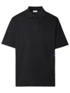 Burberry Regular Fit Shirt With Collar And Short Sleeves In Black