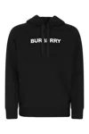 Burberry Black Cotton Sweatshirt In Black