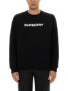 Burberry Black Stretch Cotton Oversize Sweater