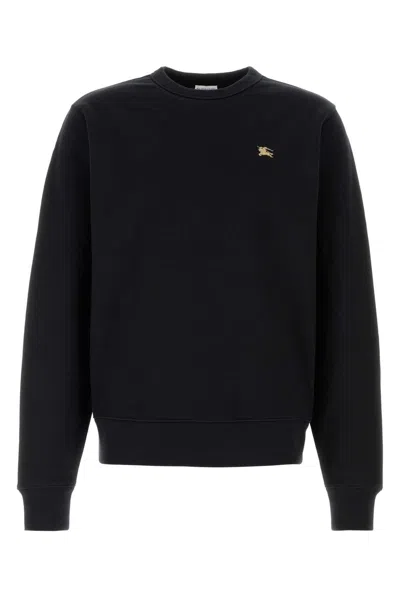 Burberry Black Cotton Sweatshirt