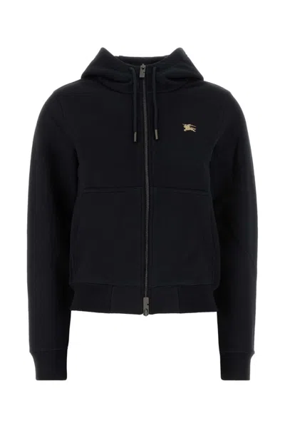 Burberry Black Cotton Sweatshirt