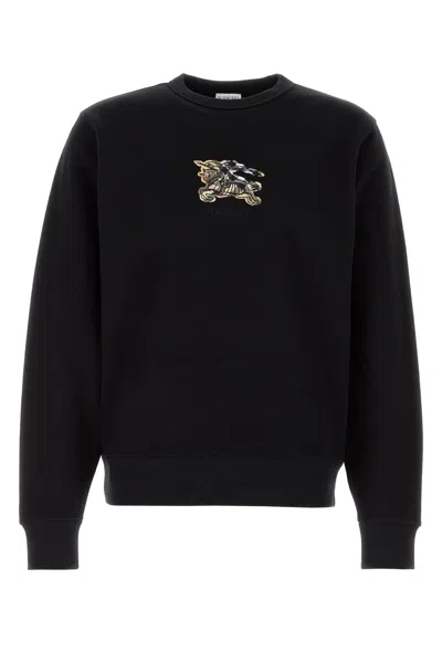 Burberry Black Cotton Sweatshirt
