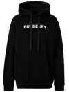 Burberry Black Cotton Sweatshirt In Black
