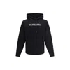 Burberry Black Cotton Sweatshirt In Black