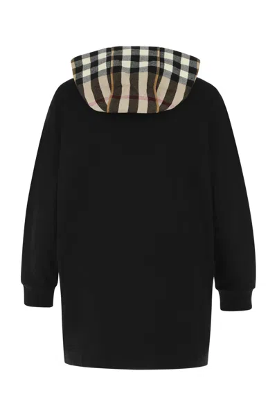 Burberry Black Cotton Sweatshirt In A1189
