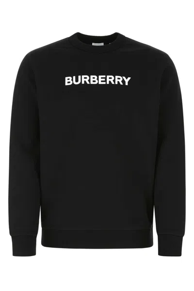 Burberry Black Cotton Sweatshirt In A1189