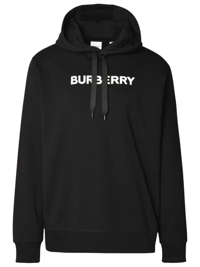 Burberry Black Cotton Sweatshirt Man