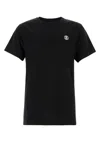 Burberry Parker Logo-embroidered Cotton-jersey T-shirt