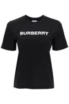 Burberry T Shirt With Logo In Black