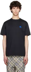 Burberry Black Cotton Clothing T-shirts And Polos In Black