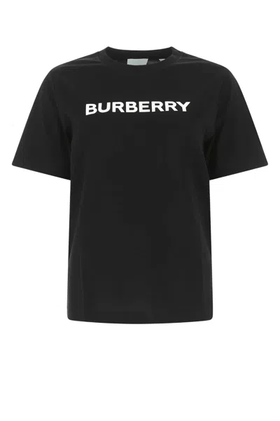 Burberry Black Cotton T-shirt In A1189