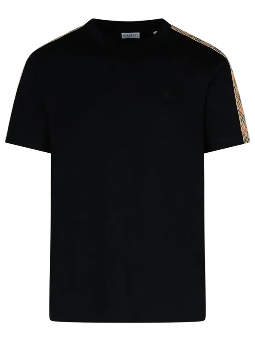 Burberry Black Cotton T-shirt Men | ModeSens
