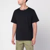 Burberry Mens Check-print Short-sleeves Cotton-jersey T-shirt Black Xl In Black