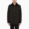 BURBERRY BLACK COUNTRY JACKET IN QUILTED TWILL