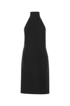 Burberry Funnel-neck Silk Bib Dress In A1189