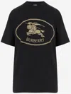 Burberry Cotton T-shirt With Knight Stamp