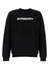 Burberry Burlow Logo Cotton Jersey Sweatshirt In Black