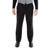 BURBERRY BURBERRY BLACK DOVER WOOL LINEN CROPPED TAILORED TROUSERS