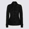 Burberry Long Sleeved Quilted Buttoned Jacket In Black