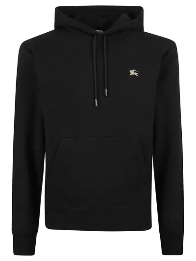 BURBERRY BURBERRY BLACK DRAWSTRING HOODIE