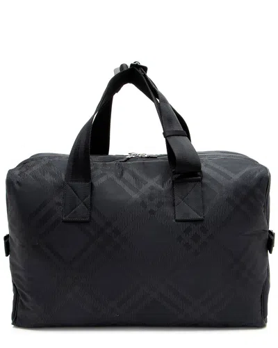 Burberry Black Econyl Check Weekender (authentic Pre-loved)