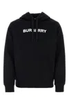 Burberry Black Cotton Sweatshirt In Black