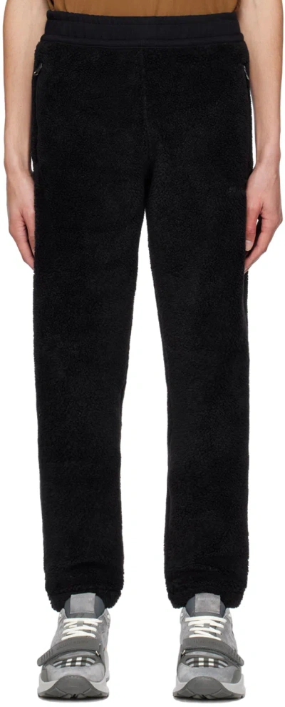 Burberry Black Embroidered Lounge Pants