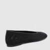 Burberry Mesh Ballerinas With Ekd Detail In Black
