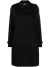 Burberry Double Breasted Belted Trench Coat