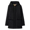 Burberry Diamond Quilted Hooded Long Length Jacket