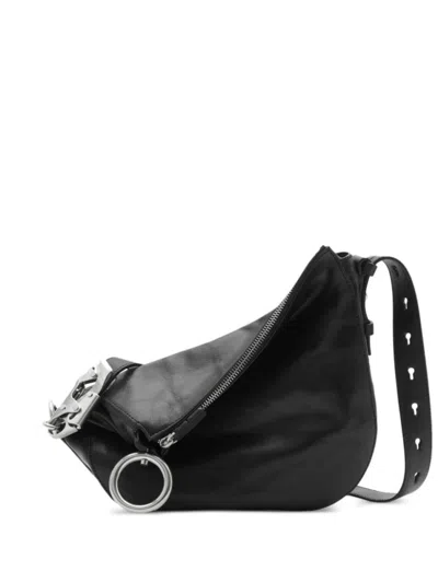 BURBERRY BLACK KNIGHT SMALL MEDIUM SHOULDER BAG