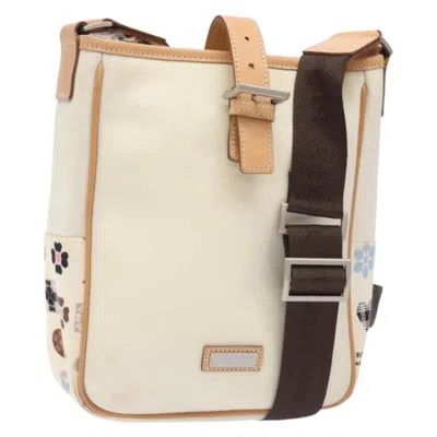 Pre-owned Burberry Black Label Beige Canvas Shoulder Bag () In Sand