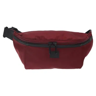Pre-owned Burberry Black Label Red Nylon Shoulder Bag ()