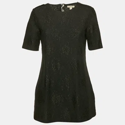 Pre-owned Burberry Black Lace Top M