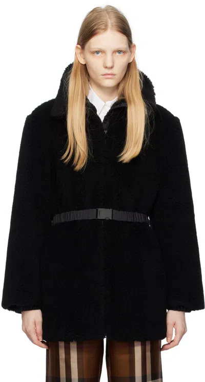 Burberry Black Larcon Coat