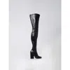 Burberry Black Leather Anita Over-the-knee 110 Mm Heel Boots In Black