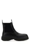 Burberry Leather Creeper Low Chelsea Boots