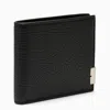 BURBERRY BURBERRY BLACK LEATHER B CUT WALLET