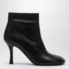 Burberry Baby 85 Leather Ankle Boots In Black