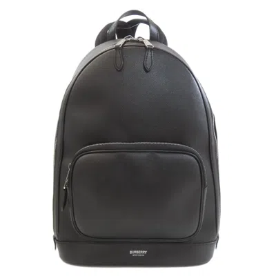 Pre-owned Burberry Black Leather Backpack ()