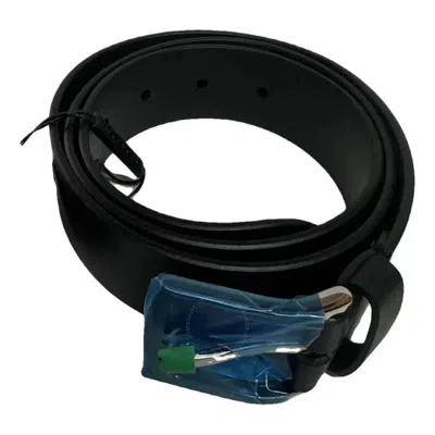 Burberry Black Leather Belt