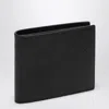 Burberry Bi-fold Leather Wallet In Black