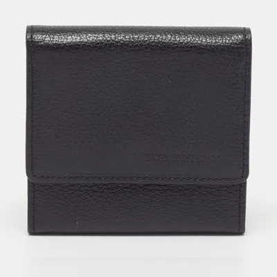 Pre-owned Burberry Black Leather Coin Purse
