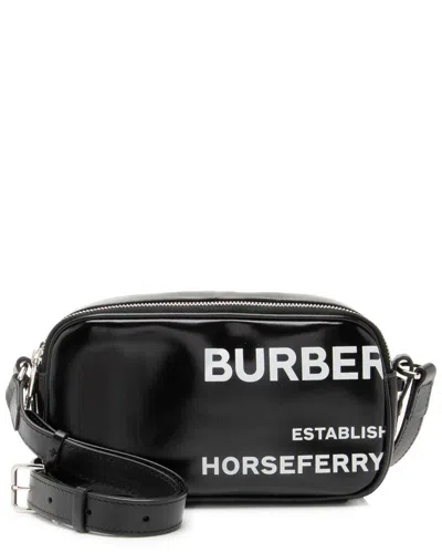 Burberry Black Leather Horseferry Print Micro Camera Bag (authentic Pre-loved)
