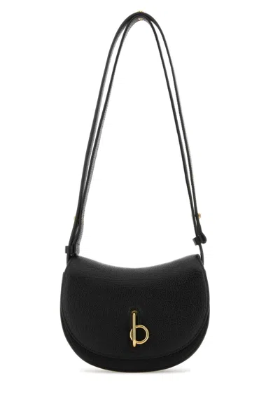 Burberry Black Leather Mini Rocking Horse Shoulder Bag