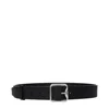 Burberry Black Leather Regular Women's Belt In Black